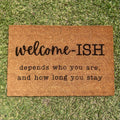 The Welcome-ISH R-M Mat