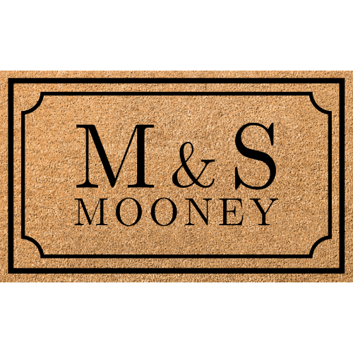 The Mooney Initials Mat