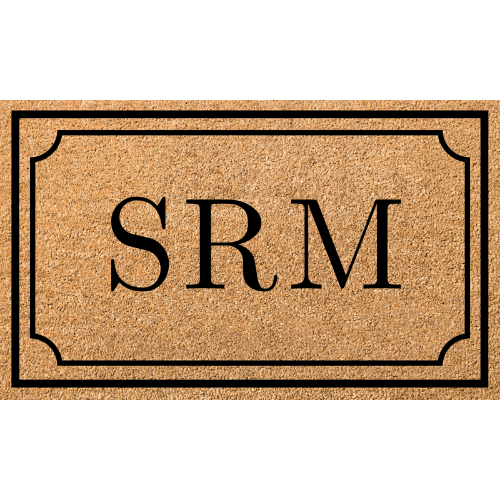 The Mooney Initials Mat